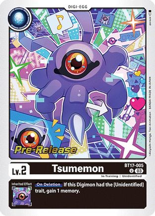 Tsumemon [BT17-005] [Secret Crisis Pre-Release Cards] - Trinity Hobby