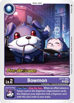 Bowmon [BT17-006] [Secret Crisis Pre-Release Cards] - Trinity Hobby