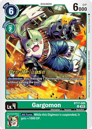 Gargomon [BT17-046] [Secret Crisis Pre-Release Cards] - Trinity Hobby