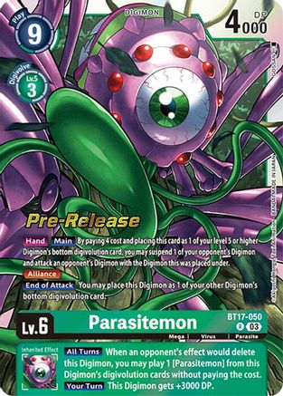 Parasitemon [BT17-050] [Secret Crisis Pre-Release Cards] - Trinity Hobby