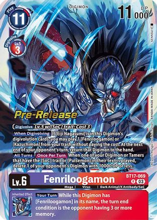 Fenriloogamon [BT17-069] [Secret Crisis Pre-Release Cards] - Trinity Hobby
