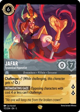 Jafar - Tyrannical Hypnotist (172/204) - [Shimmering Skies] - Trinity Hobby