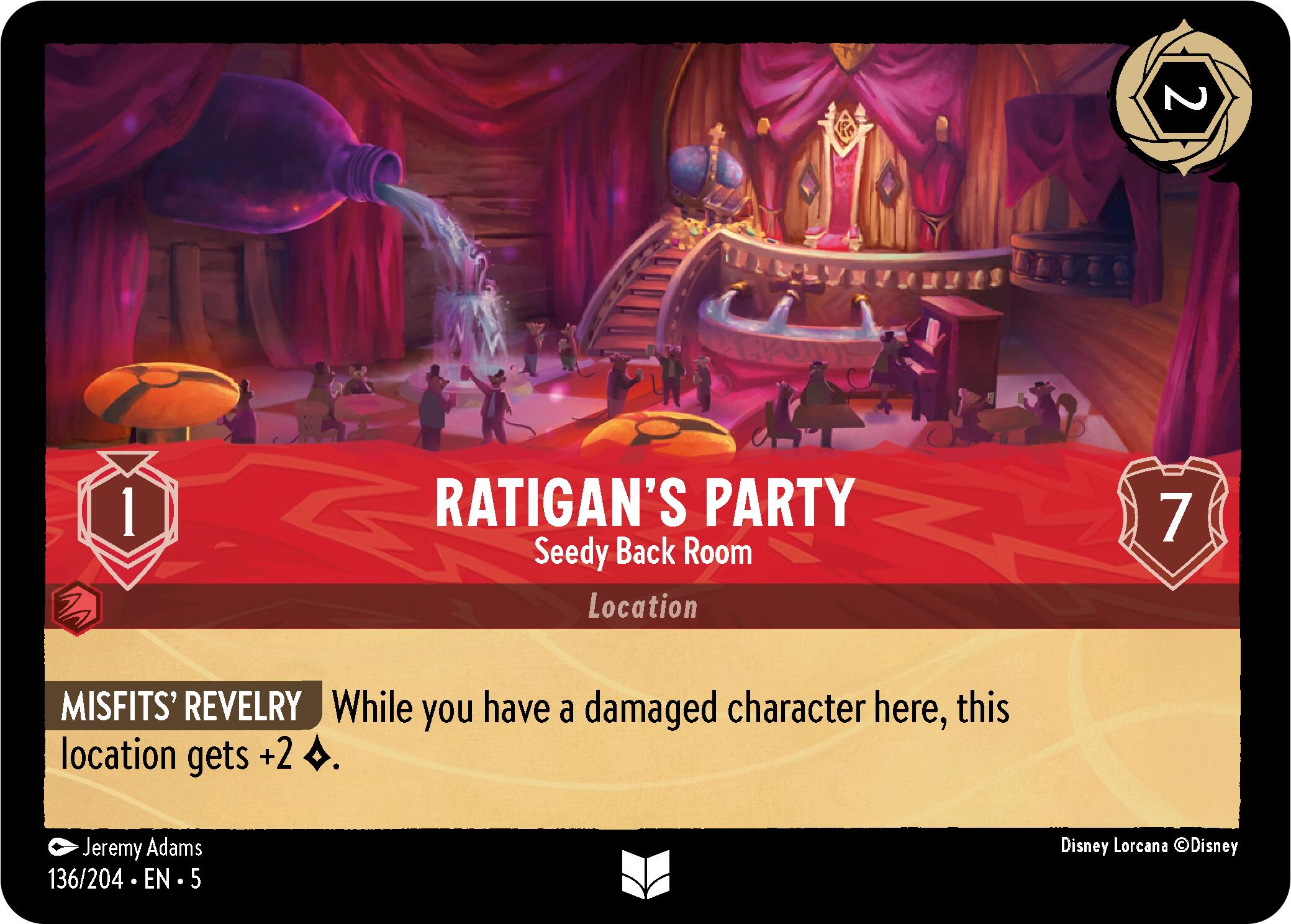 Ratigan's Party - Seedy Back Room (136/204) [Shimmering Skies] - Trinity Hobby