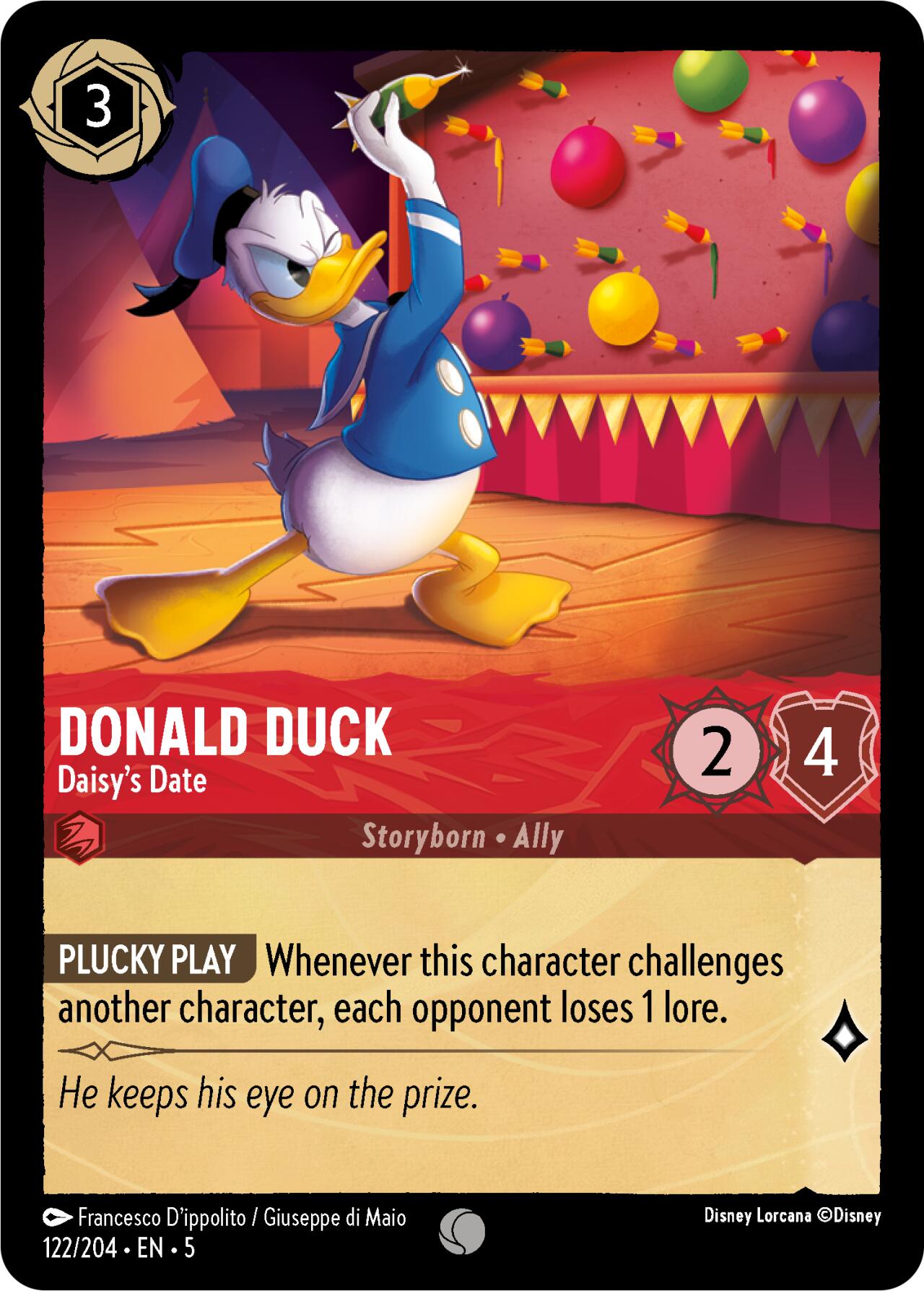 Donald Duck - Daisy's Date (122/204) [Shimmering Skies] - Trinity Hobby
