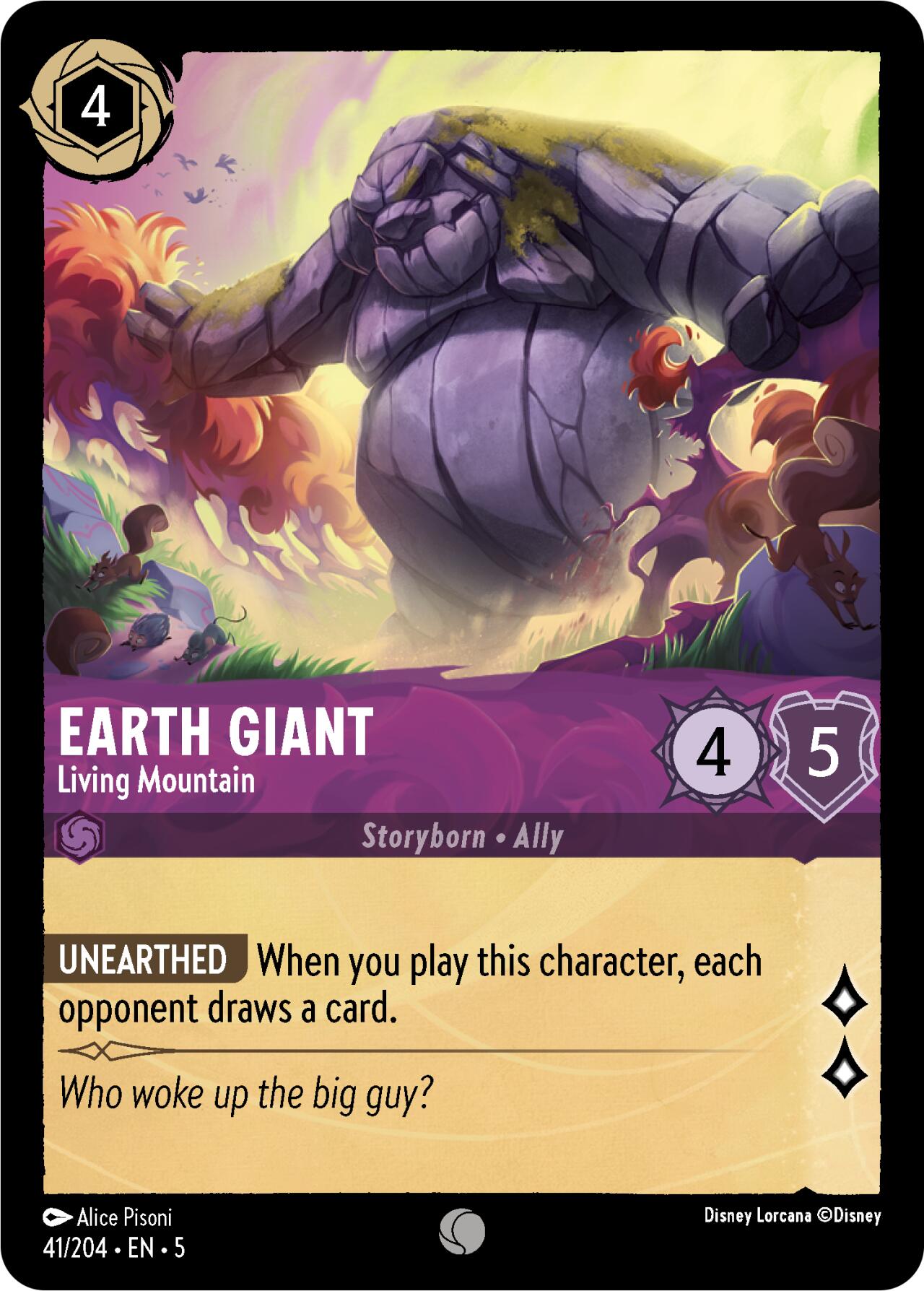 Earth Giant - Living Mountain (41/204) [Shimmering Skies] - Trinity Hobby