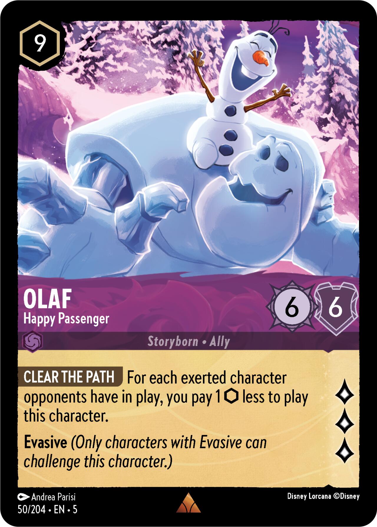 Olaf - Happy Passenger (50/204) [Shimmering Skies] - Trinity Hobby