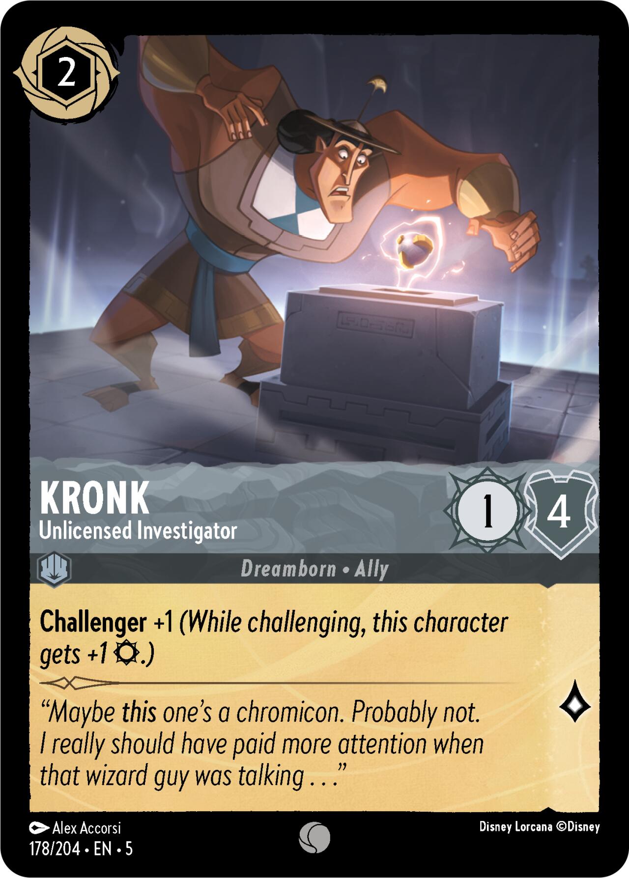 Kronk - Unlicensed Investigator (178/204) [Shimmering Skies] - Trinity Hobby