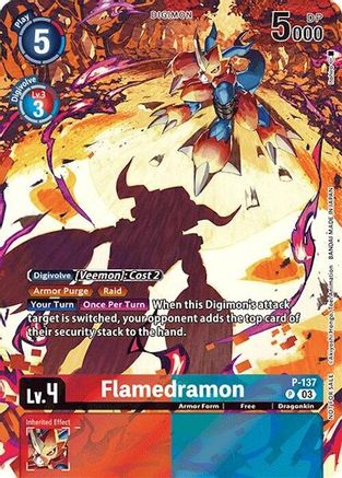 Flamedramon [P-137] (Update Pack 2024) [Secret Crisis] - Trinity Hobby