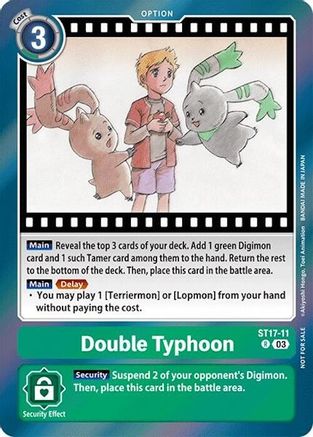 Double Typhoon [ST17-11] (Secret Crisis: Movie Memorial Pack) [Secret Crisis] - Trinity Hobby