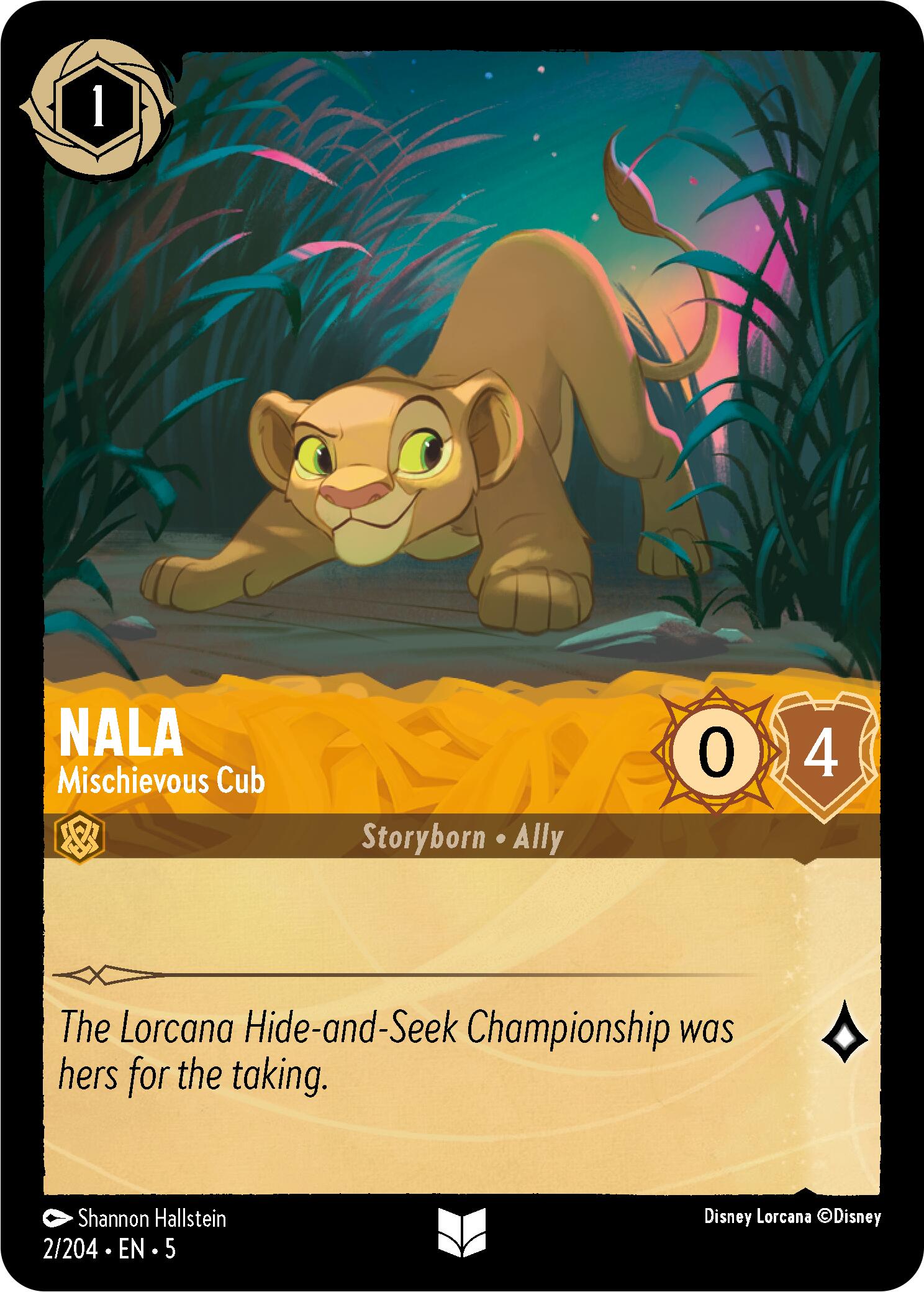 Nala - Mischievous Cub (2/204) [Shimmering Skies] - Trinity Hobby