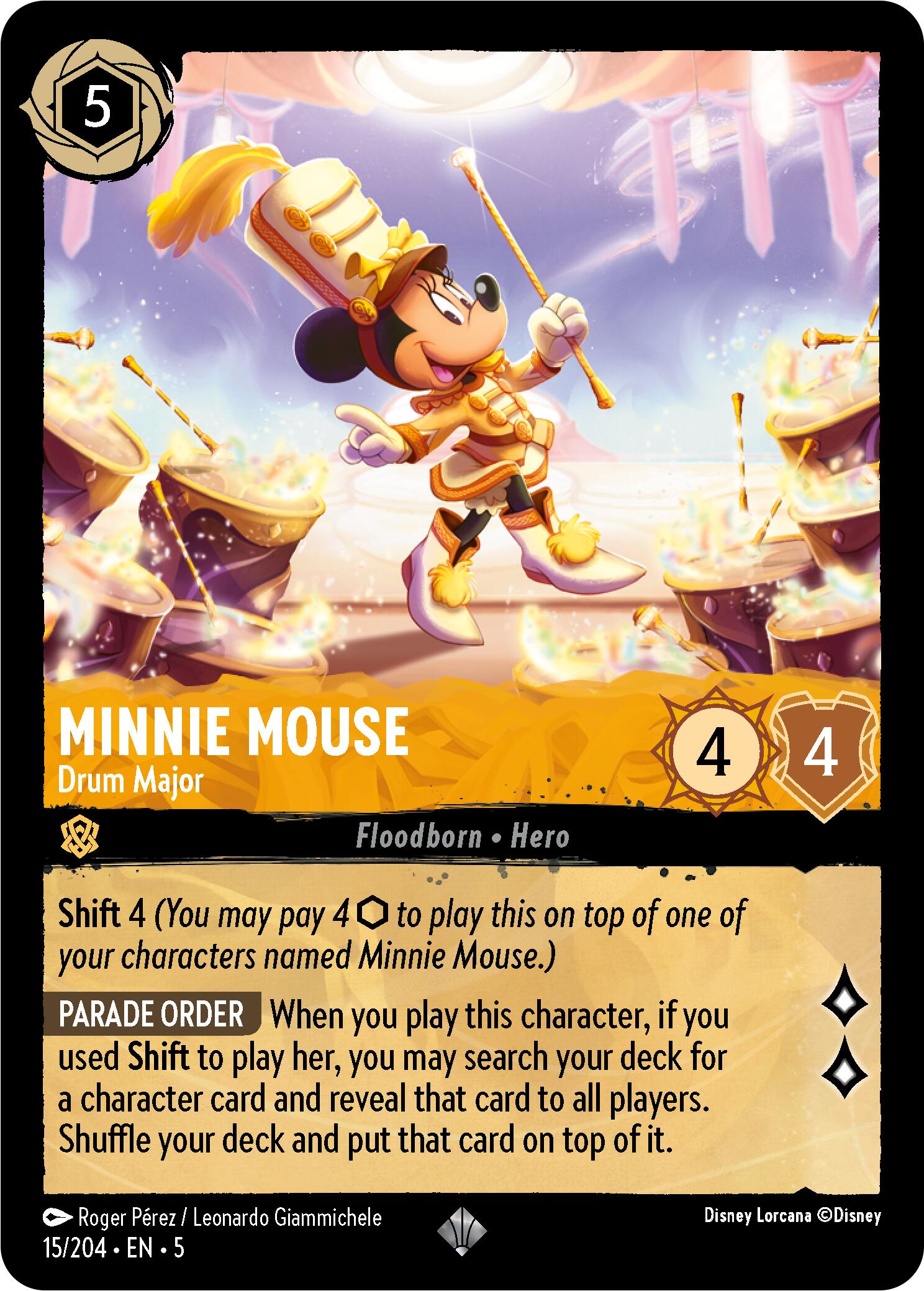 Minnie Mouse - Drum Major (15/204) [Shimmering Skies] - Trinity Hobby