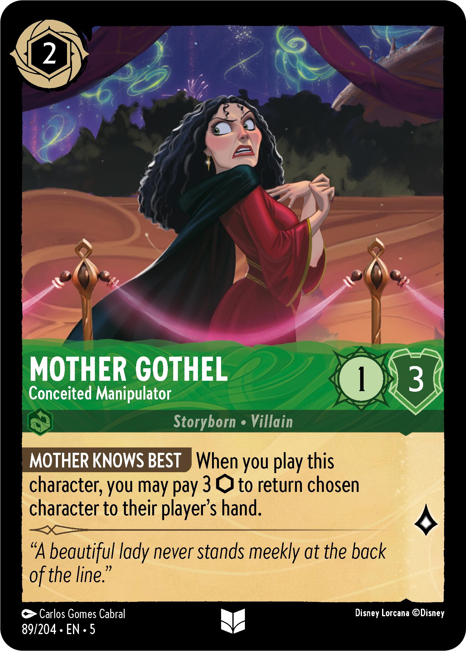 Mother Gothel - Conceited Manipulator (89/204) [Shimmering Skies] - Trinity Hobby