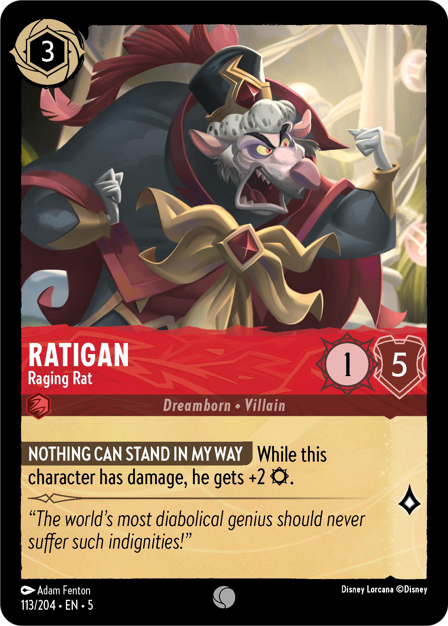 Ratigan - Raging Rat (113/204) [Shimmering Skies] - Trinity Hobby