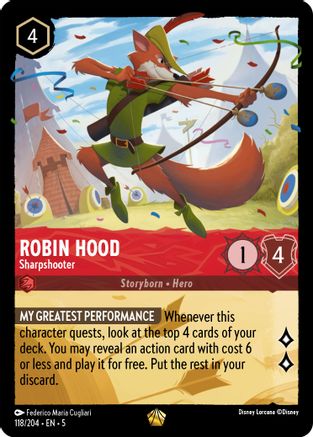 Robin Hood - Sharpshooter (118/204) - [Shimmering Skies] - Trinity Hobby