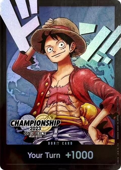 DON!! Card (Monkey.D.Luffy) (2023 World Championship Finals) - [One Piece Promotion Cards] - Trinity Hobby