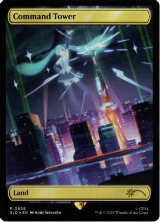Command Tower (0806) (Rainbow Foil) (SLD-806) - [Secret Lair Drop Series] Foil - Trinity Hobby
