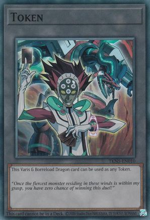 Token: Varis and Borreload Dragon [TKN5-EN010] Super Rare - Trinity Hobby