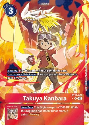 Takuya Kanbara [BT17-079] (Alternate Art) [Secret Crisis] - Trinity Hobby