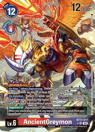 AncientGreymon [BT17-017] (Alternate Art) [Secret Crisis] - Trinity Hobby