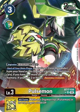 Pulsemon [BT17-030] (Alternate Art) [Secret Crisis] - Trinity Hobby