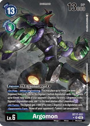 Argomon [BT17-051] - BT17-051 (Alternate Art) [Secret Crisis] - Trinity Hobby
