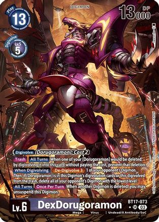 DexDorugoramon [BT17-073] (Alternate Art) [Secret Crisis] - Trinity Hobby