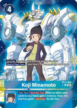 Koji Minamoto [BT17-083] (Alternate Art) [Secret Crisis] - Trinity Hobby