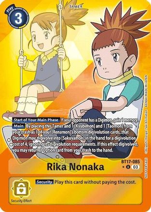 Rika Nonaka [BT17-085] (Alternate Art) [Secret Crisis] - Trinity Hobby