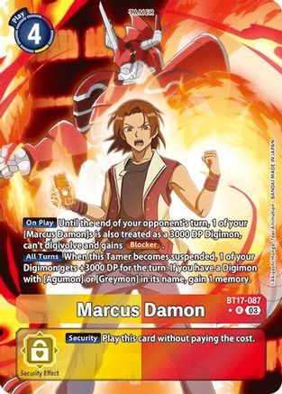 Marcus Damon [BT17-087] (Alternate Art) [Secret Crisis] - Trinity Hobby
