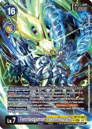 Fenriloogamon: Takemikazuchi [BT17-101] (Alternate Art) [Secret Crisis] - Trinity Hobby