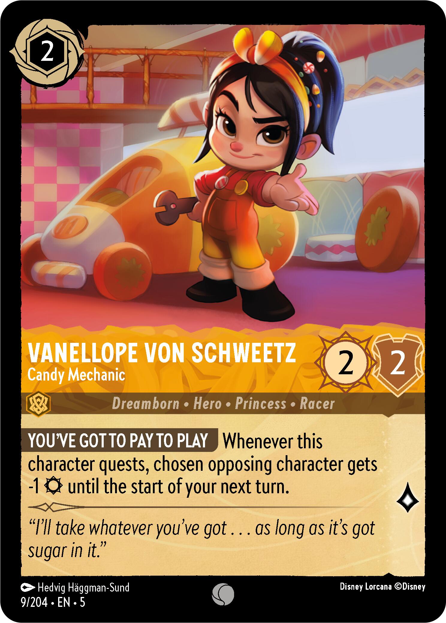 Vanellope von Schweetz - Candy Mechanic (9/204) [Shimmering Skies] - Trinity Hobby
