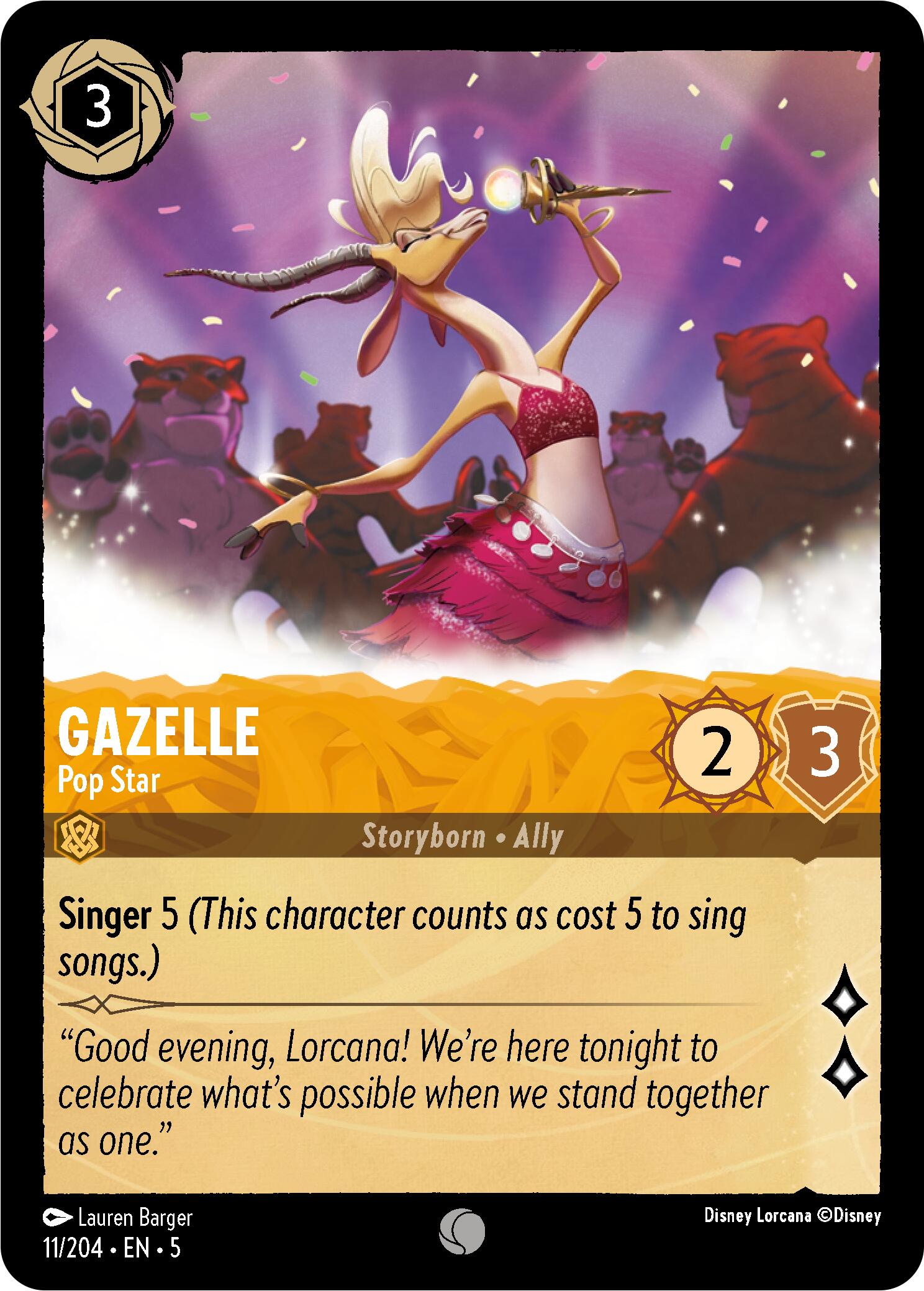 Gazelle - Pop Star (11/204) [Shimmering Skies] - Trinity Hobby