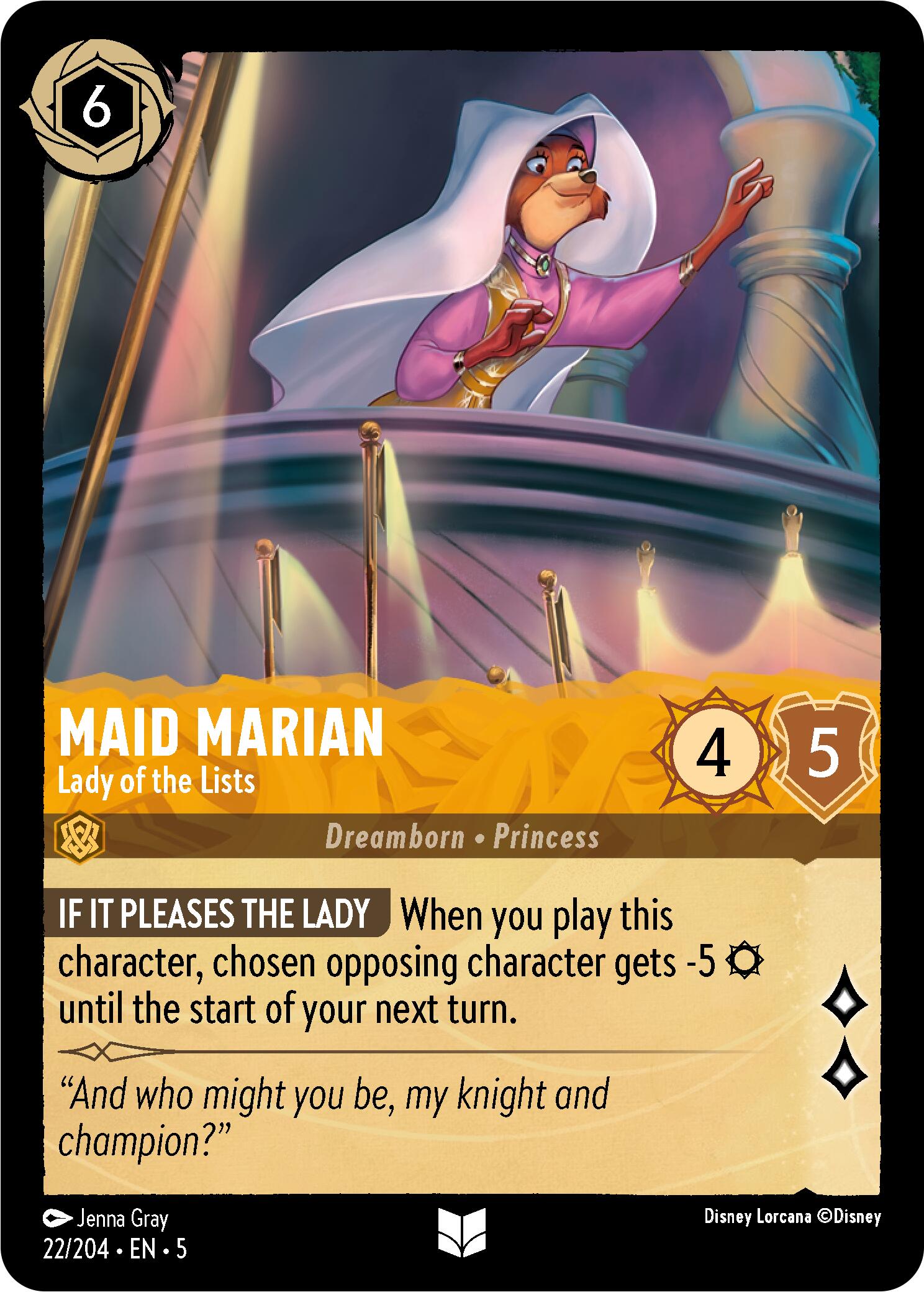 Maid Marian - Lady of the Lists (22/204) [Shimmering Skies] - Trinity Hobby