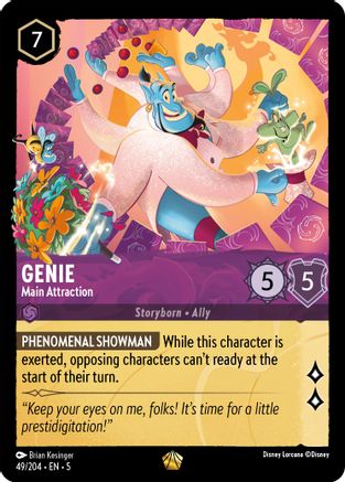 Genie - Main Attraction (49/204) - [Shimmering Skies] - Trinity Hobby