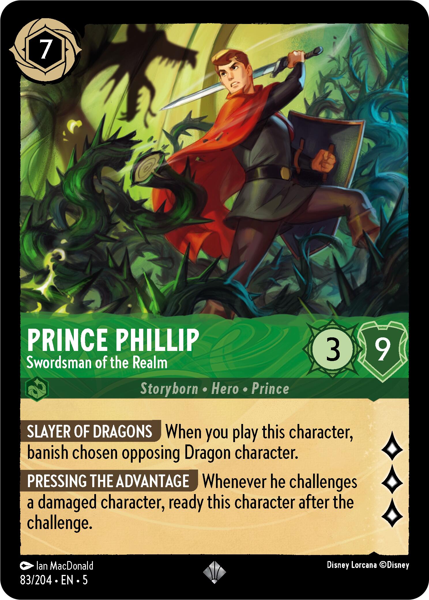 Prince Phillip - Swordsman of the Realm (83/204) [Shimmering Skies] - Trinity Hobby