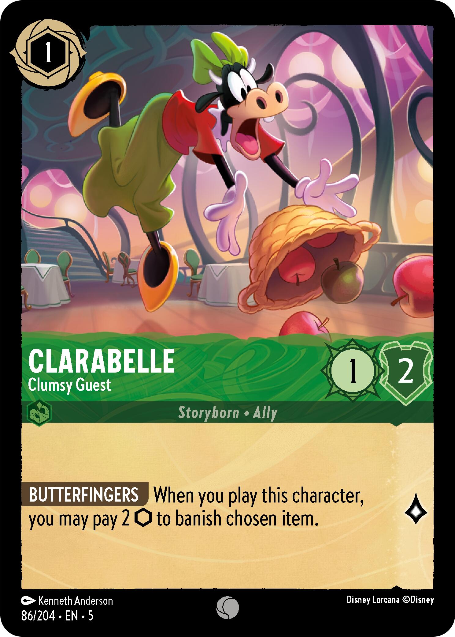 Clarabelle - Clumsy Guest (86/204) [Shimmering Skies] - Trinity Hobby