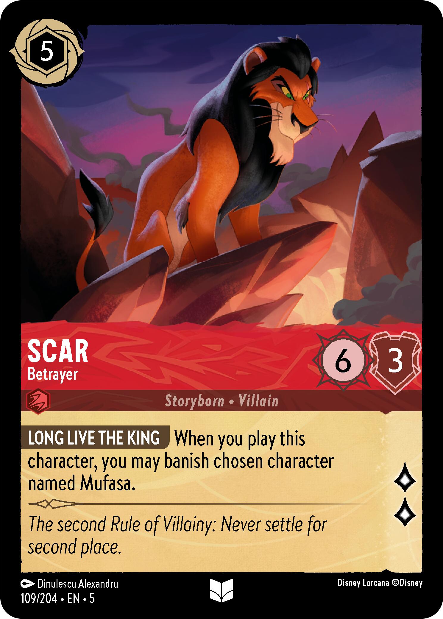 Scar - Betrayer (109/204) [Shimmering Skies] - Trinity Hobby