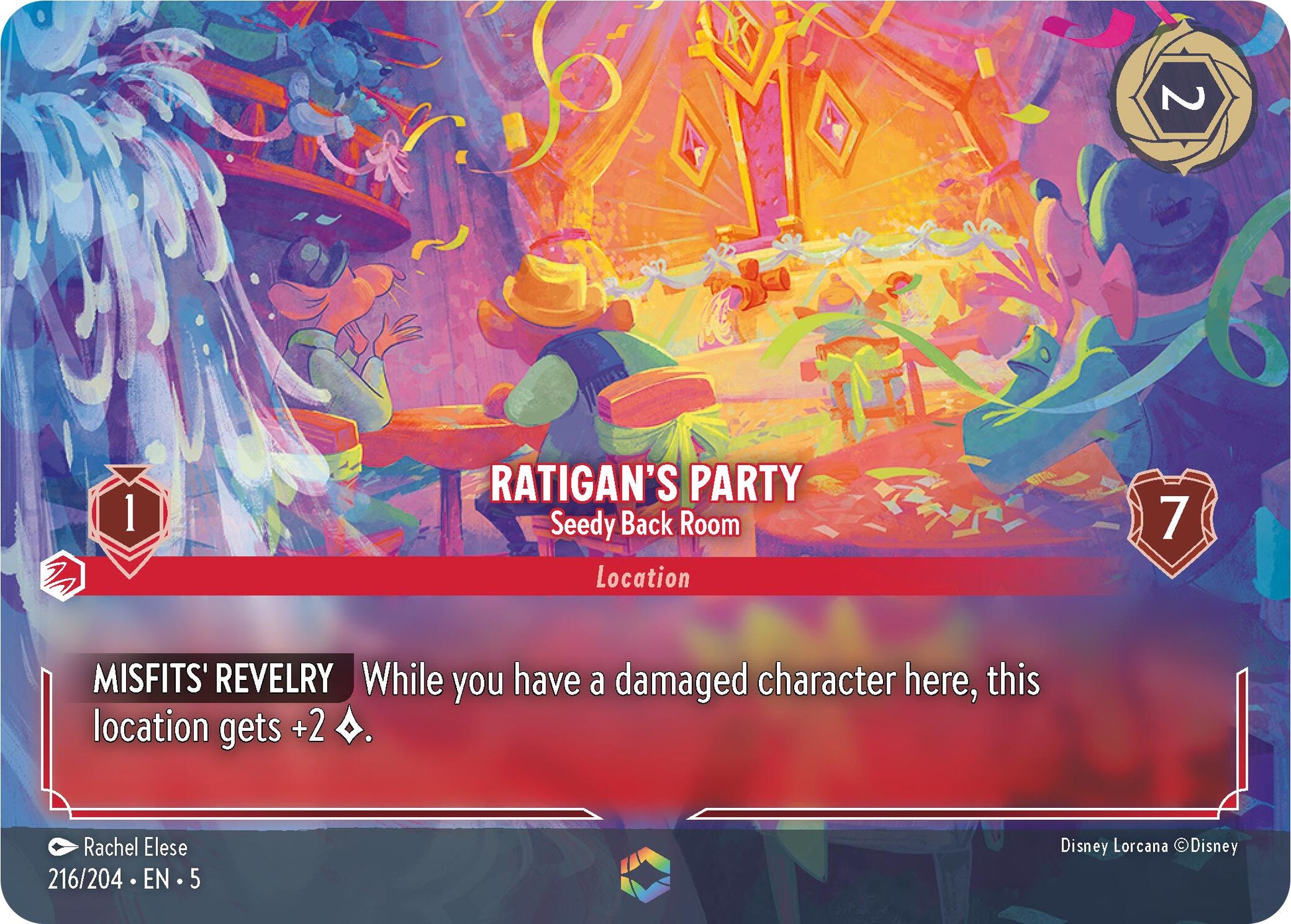 Ratigan's Party - Seedy Back Room (Enchanted) (216/204) [Shimmering Skies] - Trinity Hobby