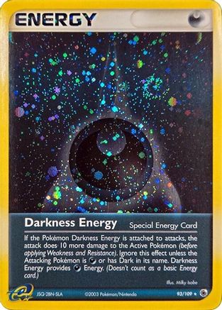 Darkness Energy (Special) (Cosmos Holo) - (093/109) Holofoil [League & Championship Cards]