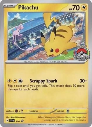 Pikachu (190) [Scarlet & Violet: Black Star Promos] - Trinity Hobby