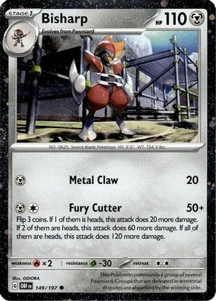 Bisharp (Cosmos Holo) - (149/197) Holofoil [Miscellaneous Cards & Products]