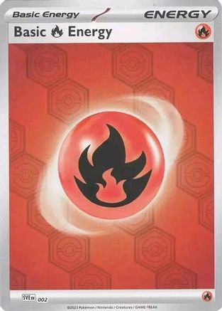 Basic Fire Energy (002) [Scarlet & Violet: Shrouded Fable] - Trinity Hobby