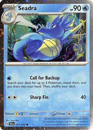 Seadra (011/064) (Cosmos Holo) [Miscellaneous Cards] - Trinity Hobby