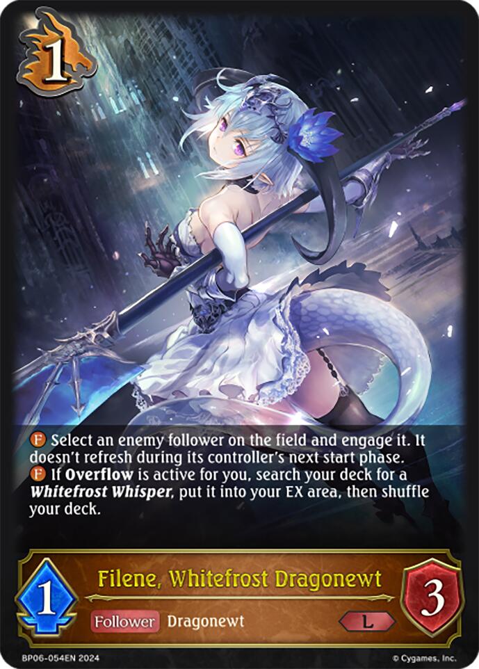 Filene, Whitefrost Dragonewt (BP06-054EN) [Paragons of the Colosseum] - Trinity Hobby