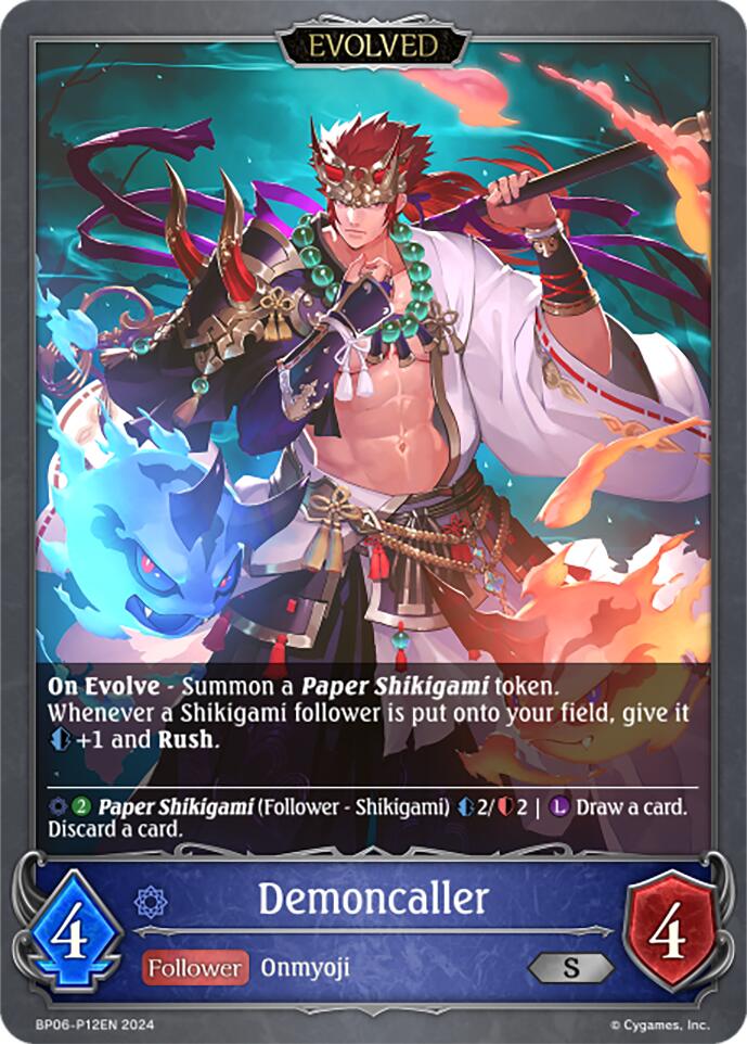 Demoncaller (Evolved) - P12EN (Foil) (BP06-P12EN) [Paragons of the Colosseum] - Trinity Hobby
