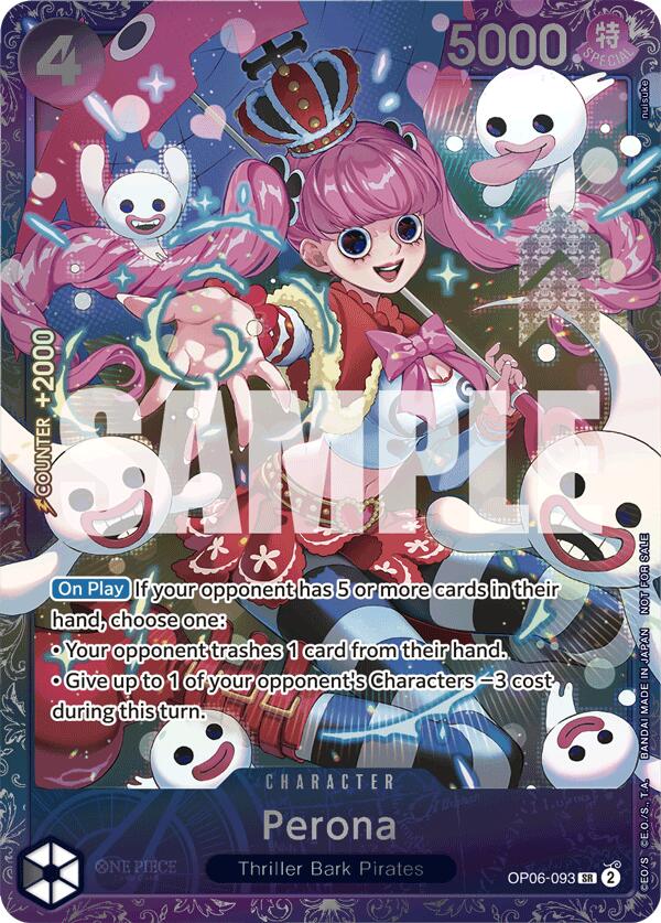 Perona (Treasure Cup 2024) (OP06-093) - [One Piece Promotion Cards] Foil - Trinity Hobby