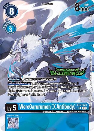 WereGarurumon (X Antibody) [BT9-028] (2024 Evolution Cup) [X Record Promos] - Trinity Hobby