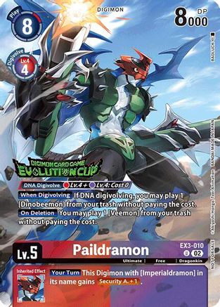 Paildramon [EX3-010] (2024 Evolution Cup) [Draconic Roar] - Trinity Hobby