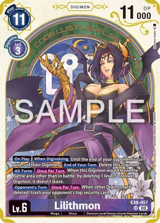 Lilithmon [EX6-057] (Premium Heroines Set) [Infernal Ascension] - Trinity Hobby