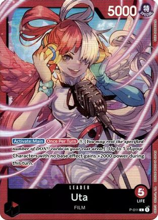 Uta - P-011 (Premium Card Collection -Uta-) (P-011) - [One Piece Promotion Cards] Foil - Trinity Hobby